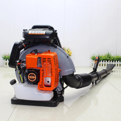 63cc 2-Stroke Backpack Leaf Blower, 2.7kW High Power