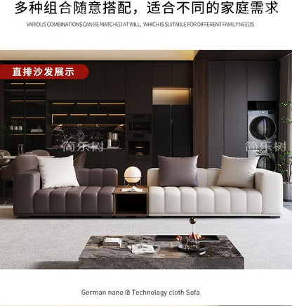 Chinese Leather Living Room Sofas Designer Floor