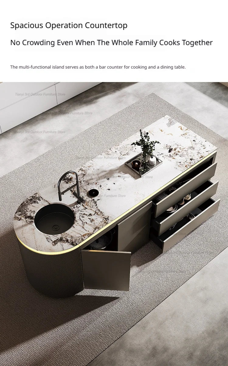 Dining Table with Sink Kitchen Furniture FYKI