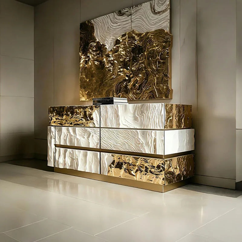 Nordic Luxury Living Room Cabinets Hallway Vanity