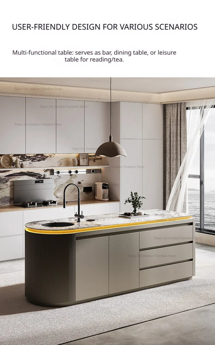 Dining Table with Sink Kitchen Furniture FYKI