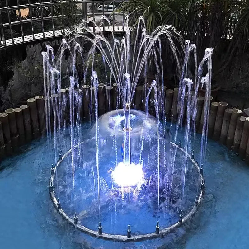 Outdoor Round Mini Dancing Fountain Garden Water