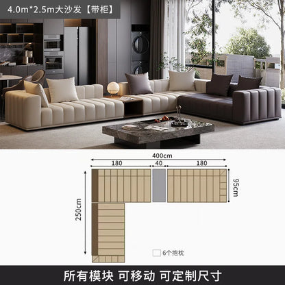 Chinese Leather Living Room Sofas Designer Floor