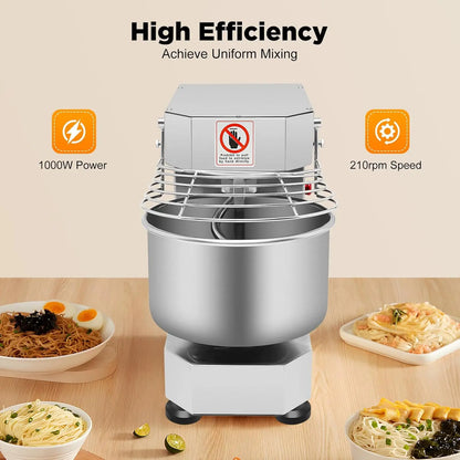 750W Rotating Food Mixer Machine for Making Bread