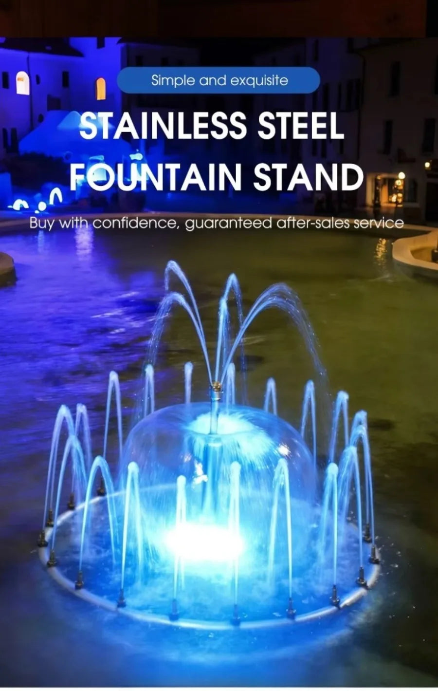 Outdoor Round Mini Dancing Fountain Garden Water