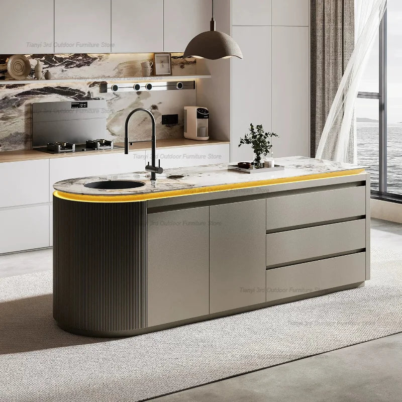Dining Table with Sink Kitchen Furniture FYKI