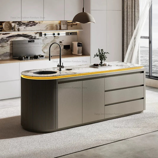 Dining Table with Sink Kitchen Furniture FYKI