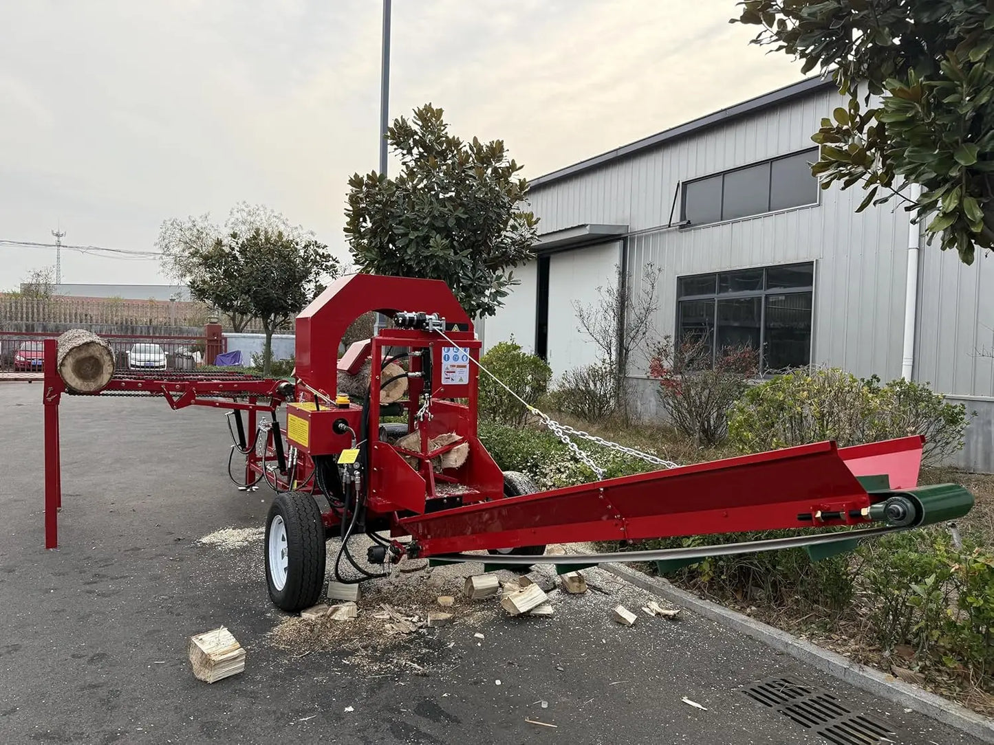 Heavy Duty 45 ton Firewood Cutting and Splitting