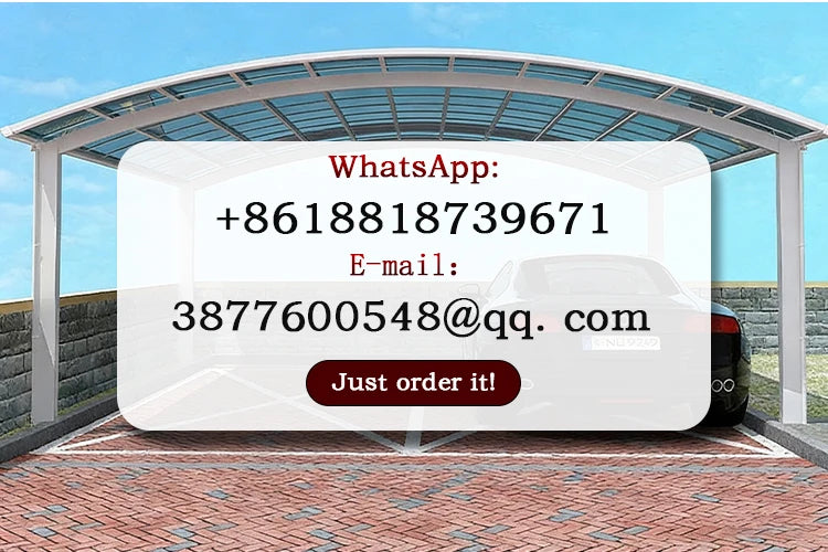 Aluminum Alloy Carport Home Villa Gazebos Garden
