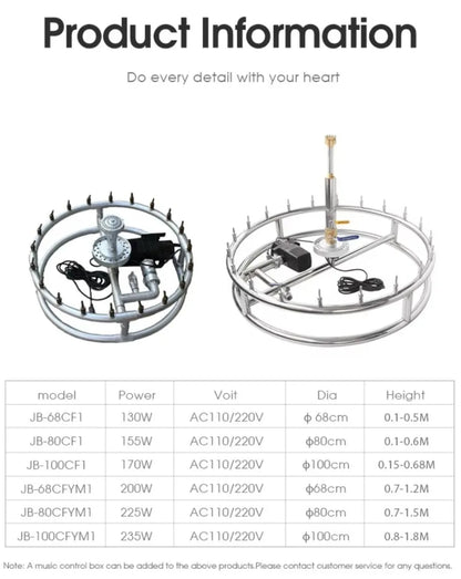 Outdoor Round Mini Dancing Fountain Garden Water