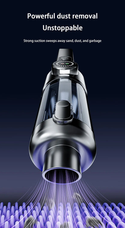 Car Vacuum Cleaner Wireless One-Button Dust Dump