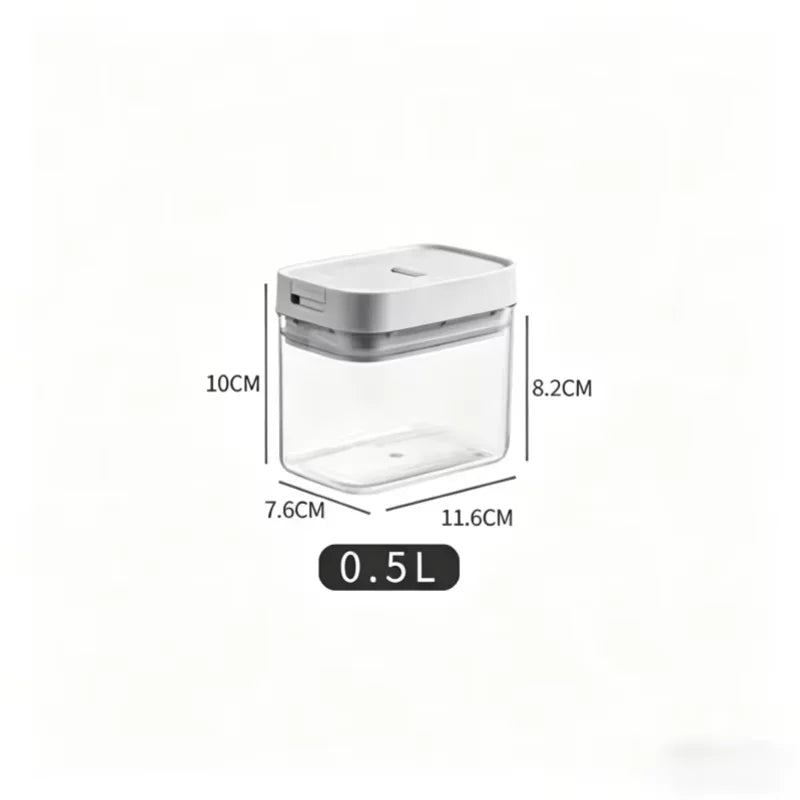 Transparent Plastic Grain Seal Tank Spaghetti Storage