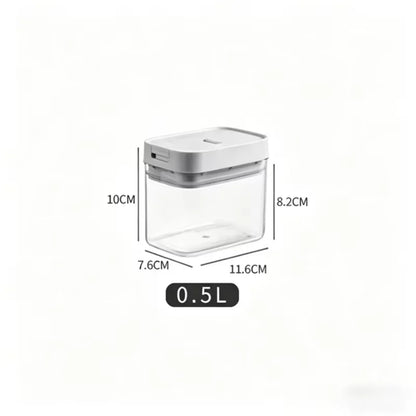 Transparent Plastic Grain Seal Tank Spaghetti Storage