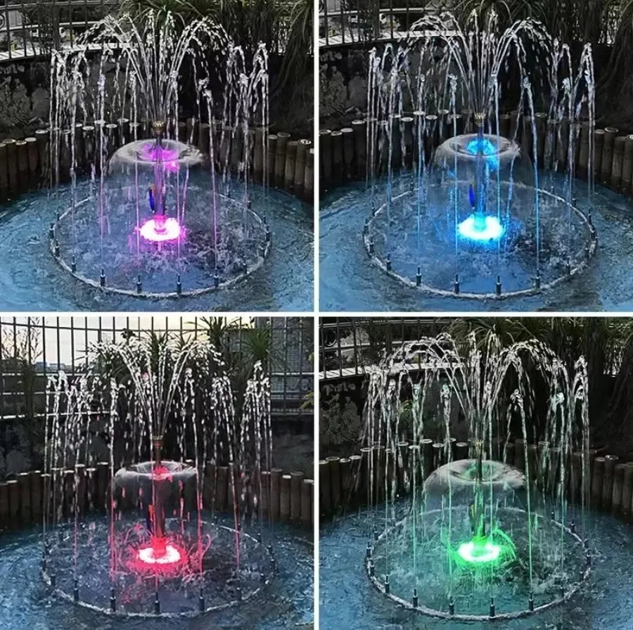 Outdoor Round Mini Dancing Fountain Garden Water