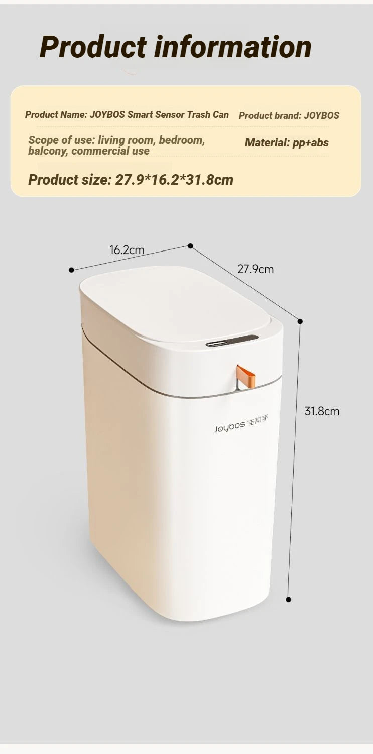 JOYBOS Automatic Adsorption Bags Trash Can
