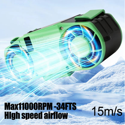 Rechargeable Waist Clip Fan 30000mAh 7 Speed