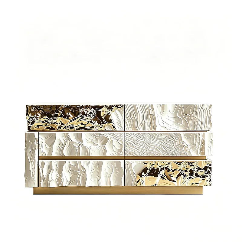 Nordic Luxury Living Room Cabinets Hallway Vanity