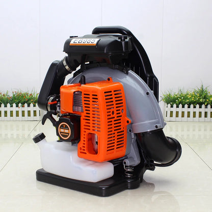 63cc 2-Stroke Backpack Leaf Blower, 2.7kW High Power