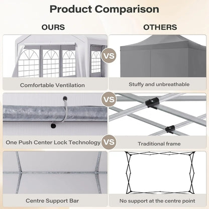 20x30 Party Tent, Heavy Duty Outdoor Canopy