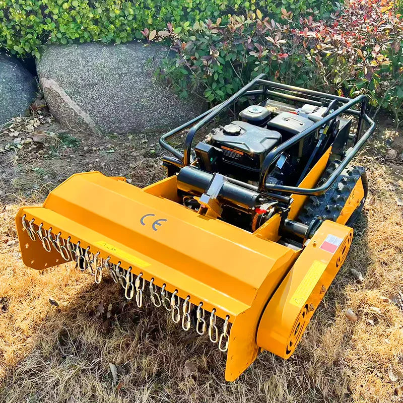 Customized swing blade lawn mower equipped with display