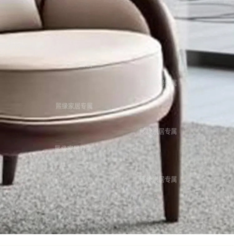 Armrest Big Living Room Chairs Modern Nordic Bedroom