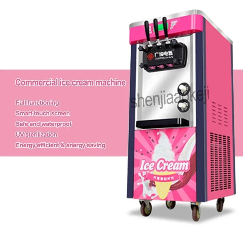 110V 220V Commercial Soft Ice Cream Machine