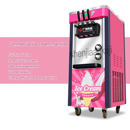 110V 220V Commercial Soft Ice Cream Machine