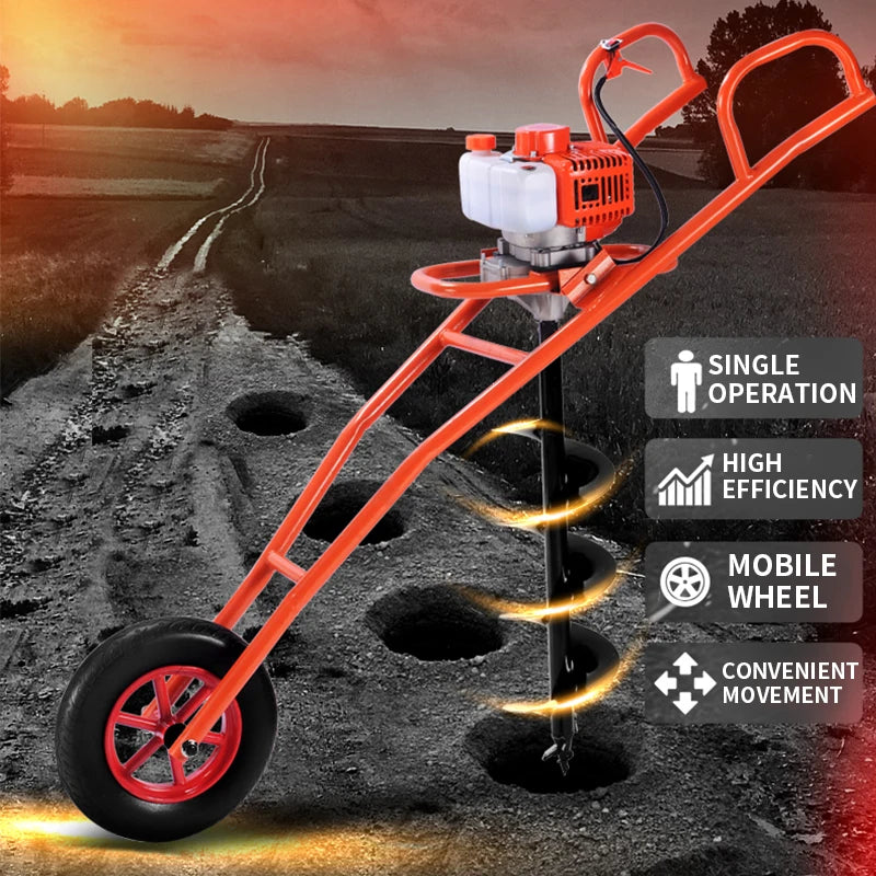 298CC Earth Auger Agricultural Hole Digging Machine