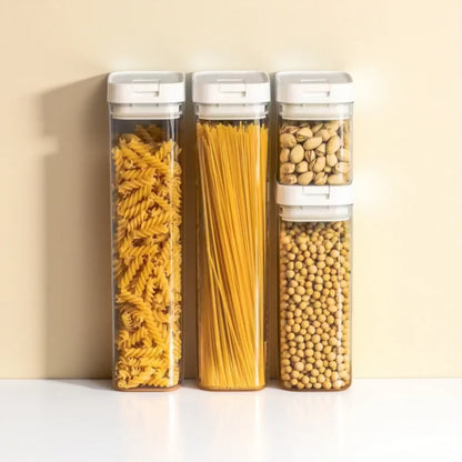 Transparent Plastic Grain Seal Tank Spaghetti Storage