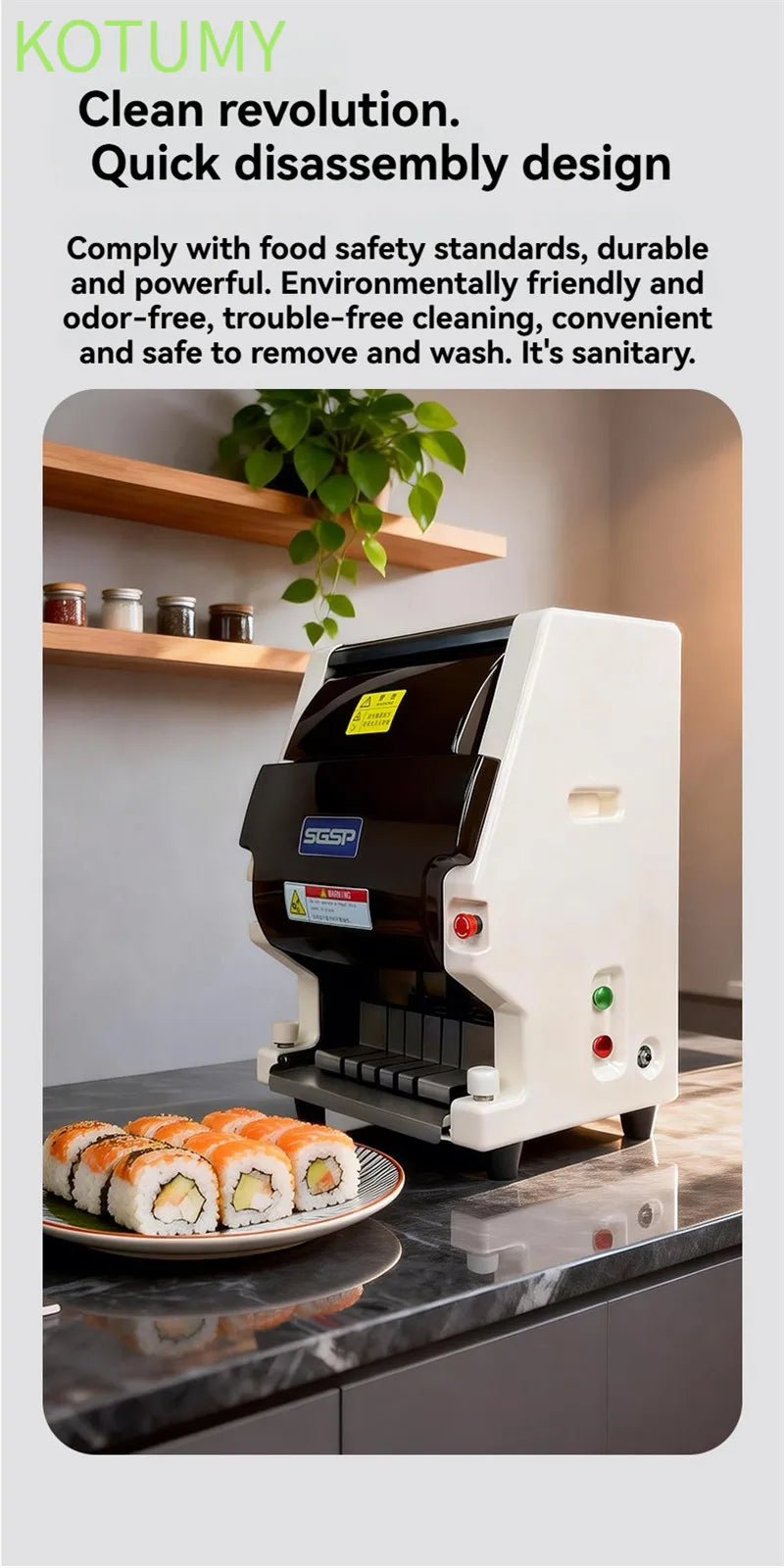 Commercial Electric Sushi Cutting Machine