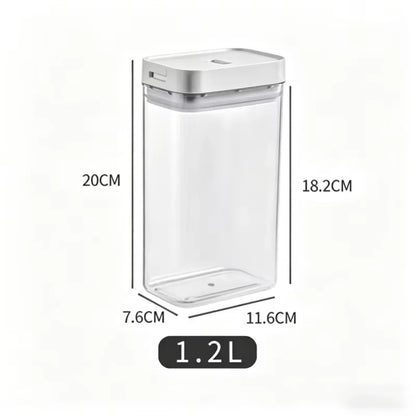 Transparent Plastic Grain Seal Tank Spaghetti Storage