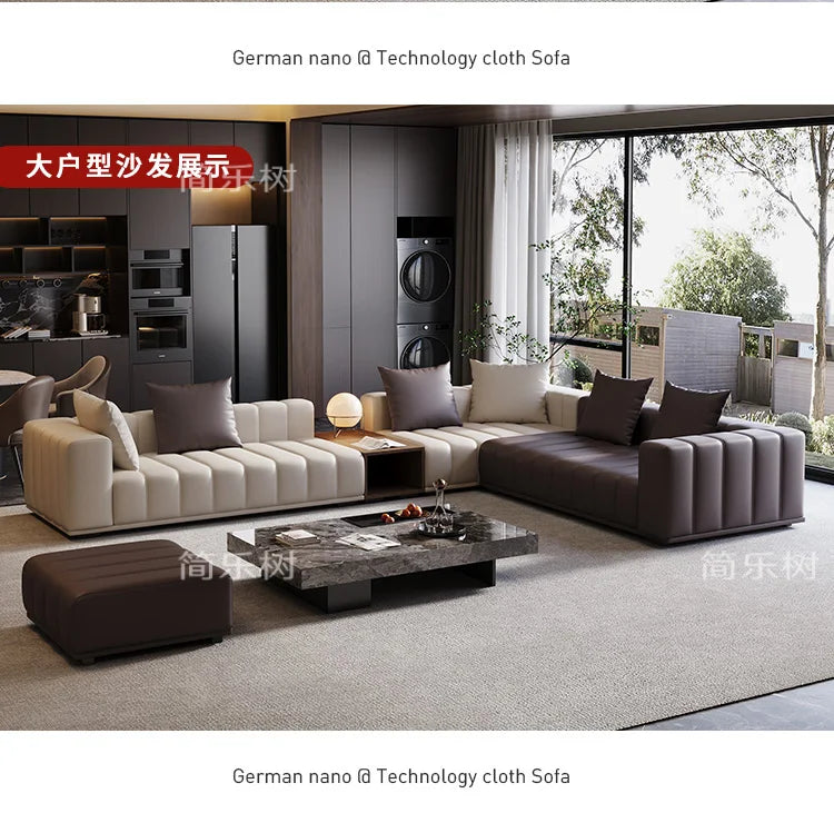 Chinese Leather Living Room Sofas Designer Floor