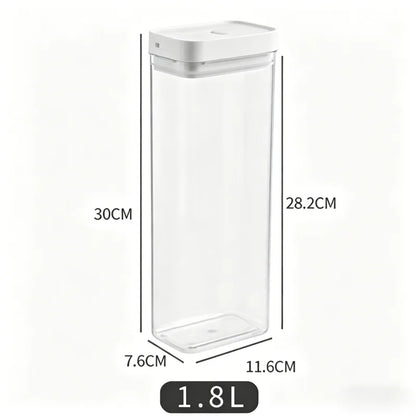 Transparent Plastic Grain Seal Tank Spaghetti Storage
