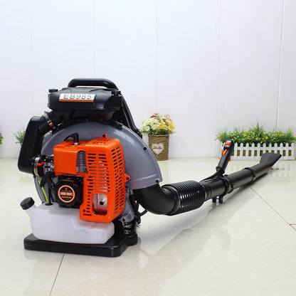 63cc 2-Stroke Backpack Leaf Blower, 2.7kW High Power