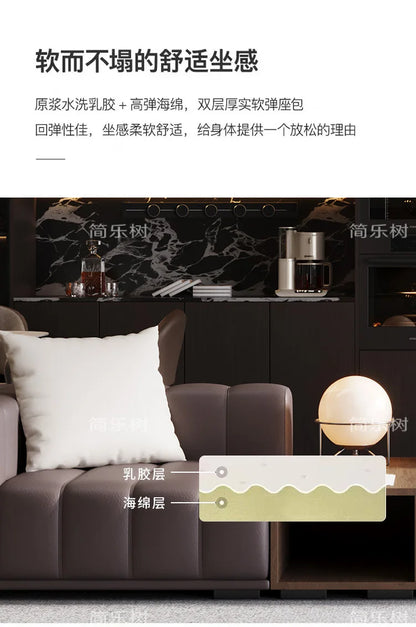 Chinese Leather Living Room Sofas Designer Floor