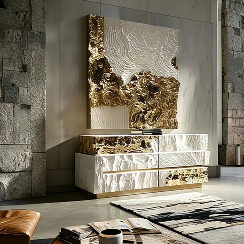 Nordic Luxury Living Room Cabinets Hallway Vanity