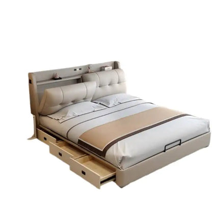 Couples Frame Double Bed Decoration Adults Luxury