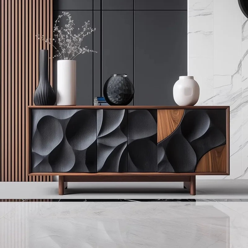 Luxury Wood Living Room Cabinets Organiser Fashion