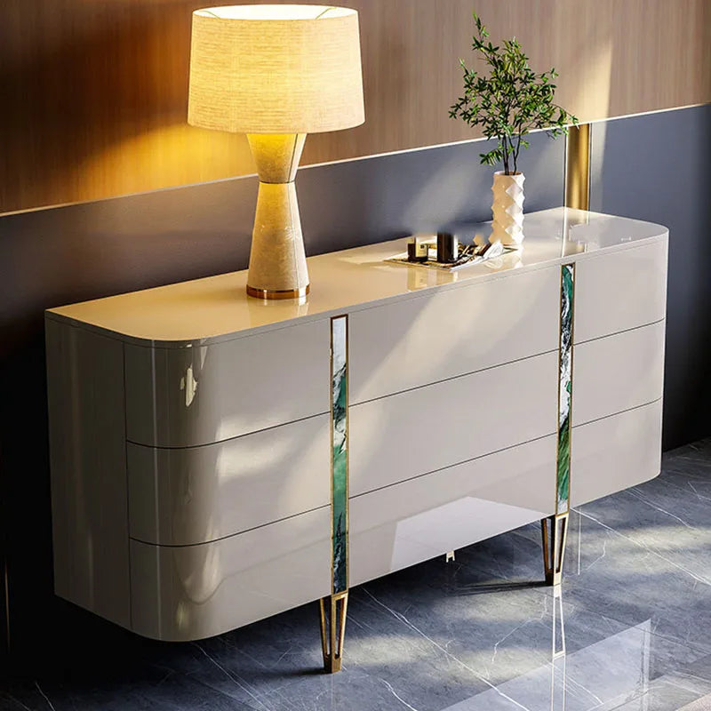 Delicacy Tiny Cute Living Room Cabinets Cream