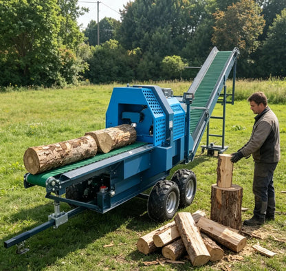 Heavy Duty 45 ton Firewood Cutting and Splitting
