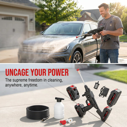 For Car/Floor/Patio Portable Battery Power Washer