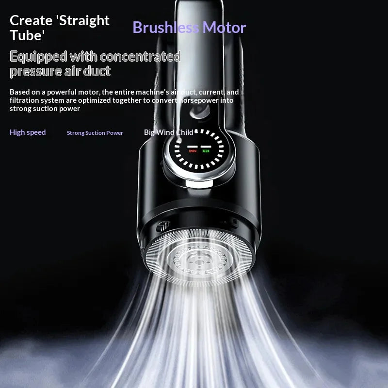 Car Vacuum Cleaner Wireless One-Button Dust Dump