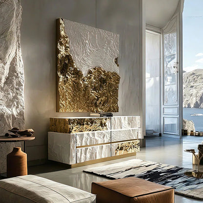 Nordic Luxury Living Room Cabinets Hallway Vanity