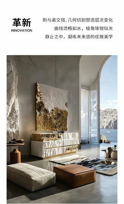 Nordic Luxury Living Room Cabinets Hallway Vanity