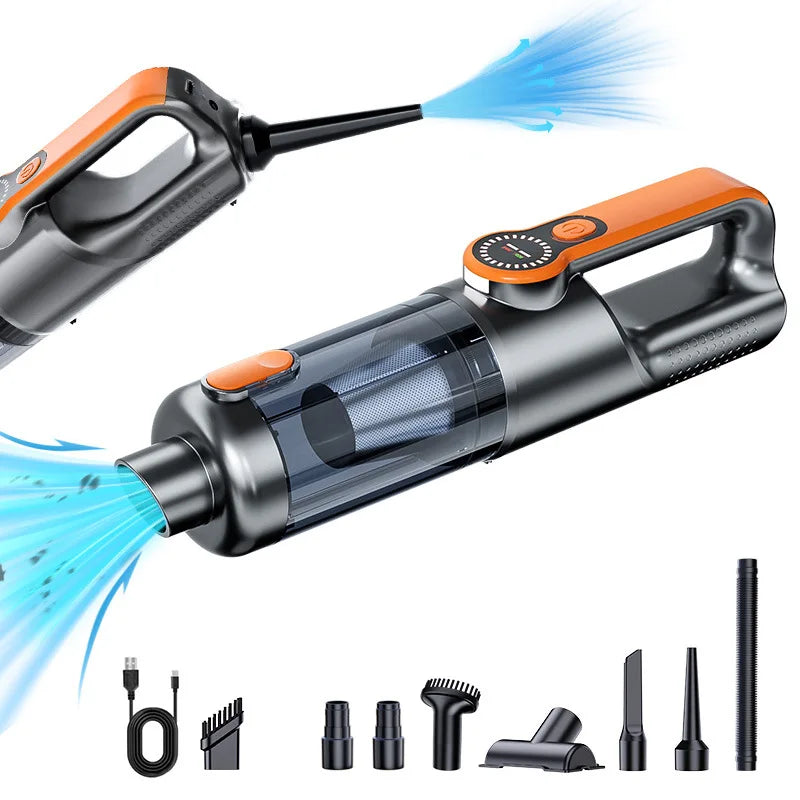 Car Vacuum Cleaner Wireless One-Button Dust Dump