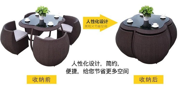 Mobile Side Garden Furniture Sets Chairs Conference