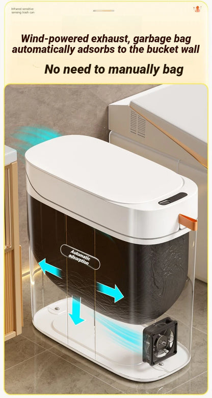 JOYBOS Automatic Adsorption Bags Trash Can