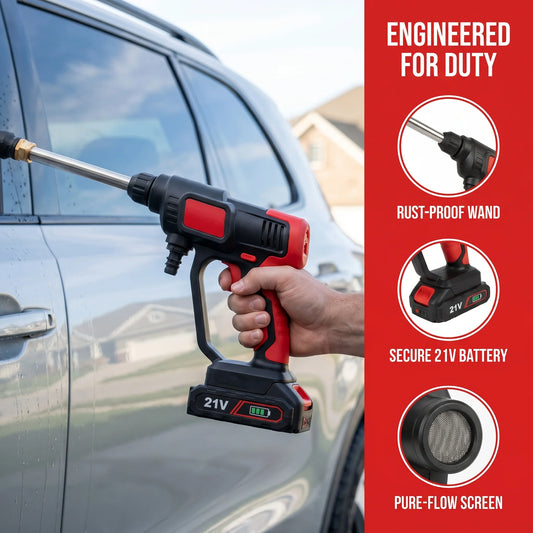 For Car/Floor/Patio Portable Battery Power Washer