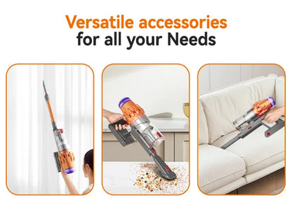 E.LUO Cordless Vacuum Cleaner, 600W High Power