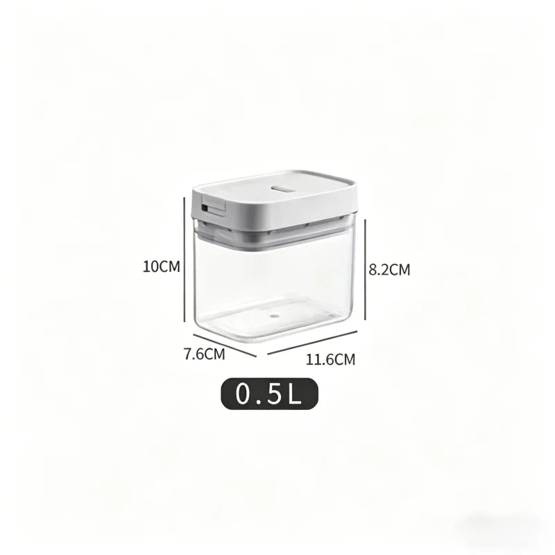 Transparent Plastic Grain Seal Tank Spaghetti Storage